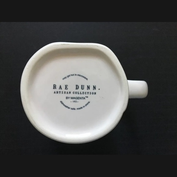 Rae Dunn By Magenta I NEED MY CAFFEINE White Ceramic Large Cup Mug Coffee Tea - Picture 7 of 7